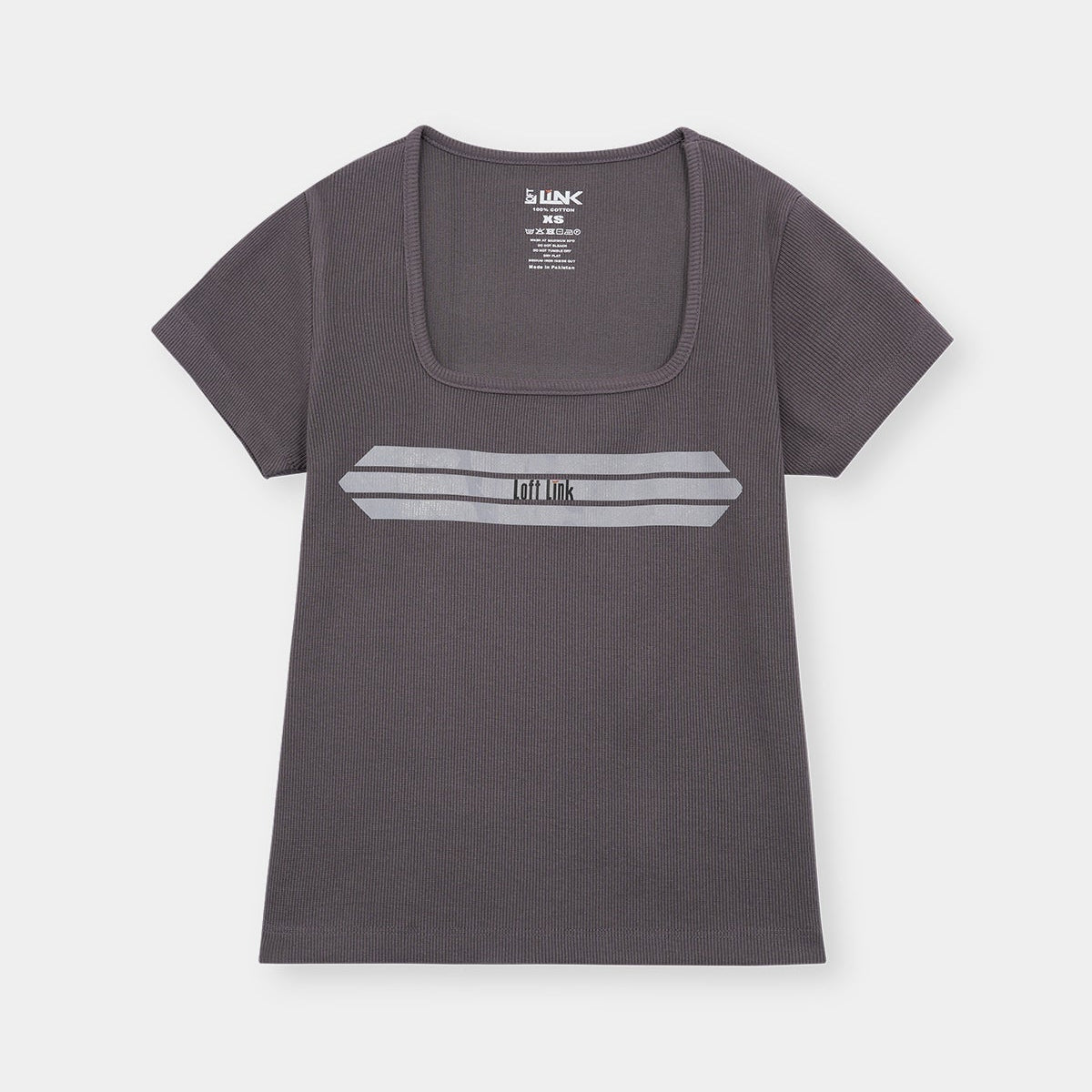 Women's Reflective Graphic Stripes Tee Shirt